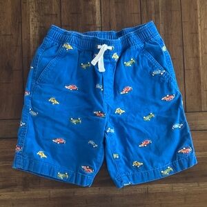 Hanna Andersson Blue Car Print Kids Shorts